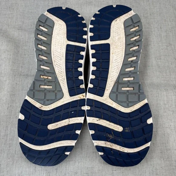 Brooks Beast 20 Shoes Grey Navy Blue Mesh Running Sneakers Men's Size 14 - Picture 8 of 11